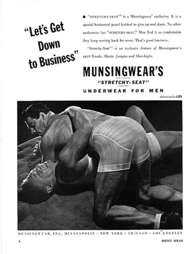 Vintage Men's Underwear Ads: Hilarious, Inexplicable