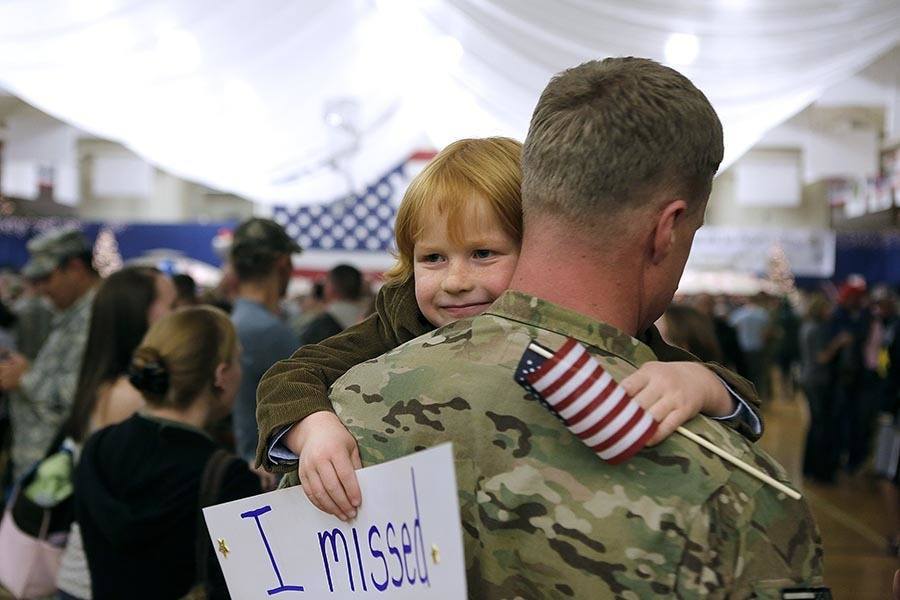 Soldiers From 4th Brigade Combat Team Return From Afghanistan Deployment