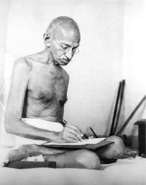 Gandhi Writing