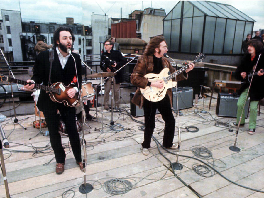Beatles On Rooftop