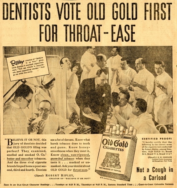 Dentists Old Gold