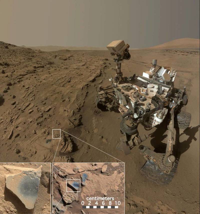 Mars Rover Earth Past