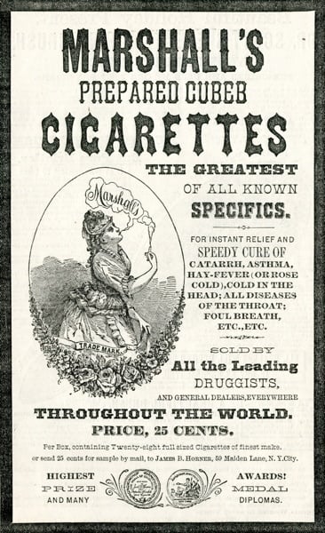 Medicinal Cigarette Ad