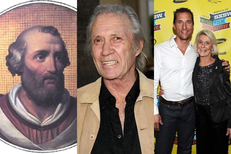 Pope Carradine Mcconaughey