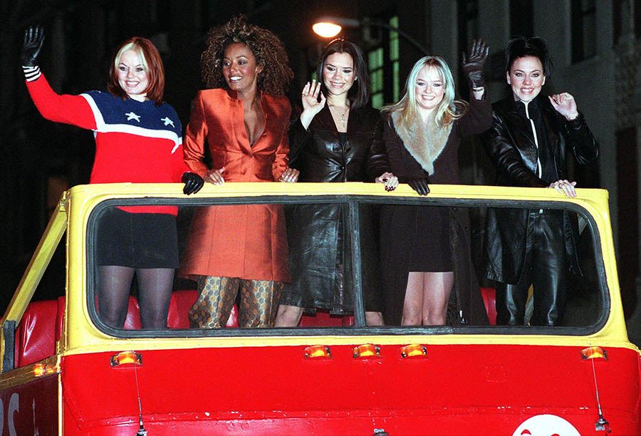 The Spice Girls' Ginger Spice (Geraldine Halliwell