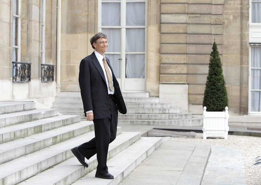 Bill Gates On Finish Lines