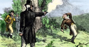 Color Portrait Hamilton Burr Duel
