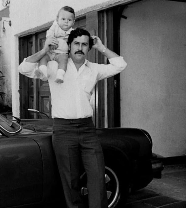 Pablo Escobar in Front of the White House