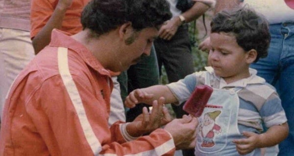 Pablo Escobar in Front of the White House