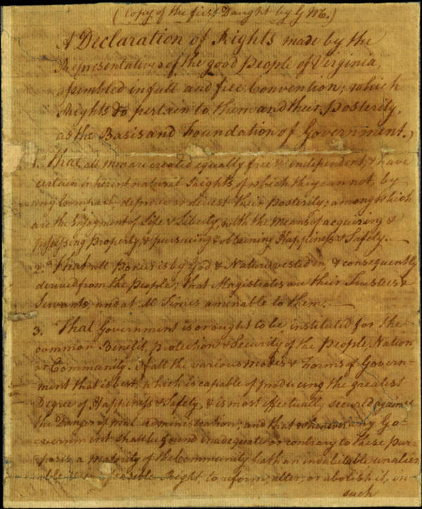 Virginia Declaration Of Rights
