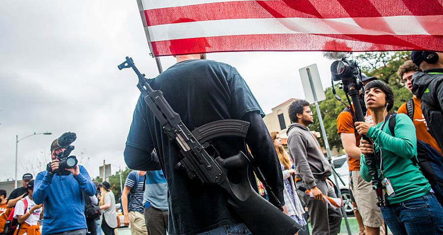 Gun Activists Stage Mock Mass Shooting And Open Carry Walk In Austin