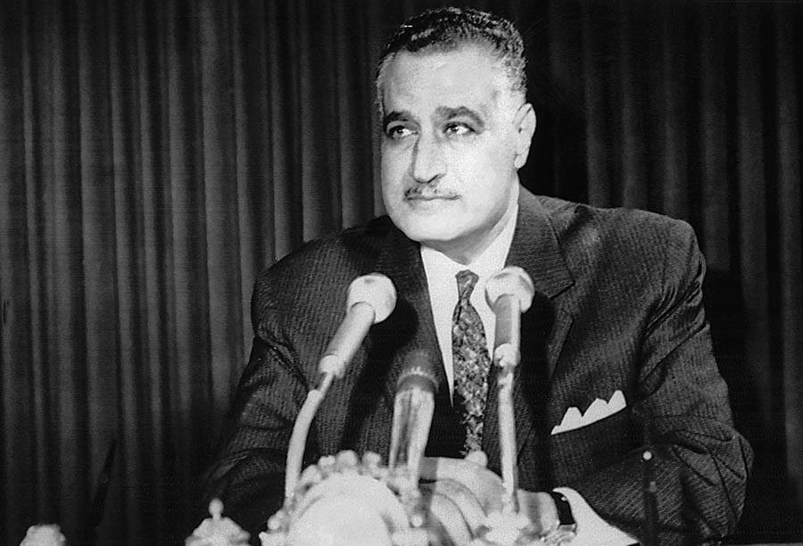 Egyptian President Gamal Abdel Nasser Adresses The