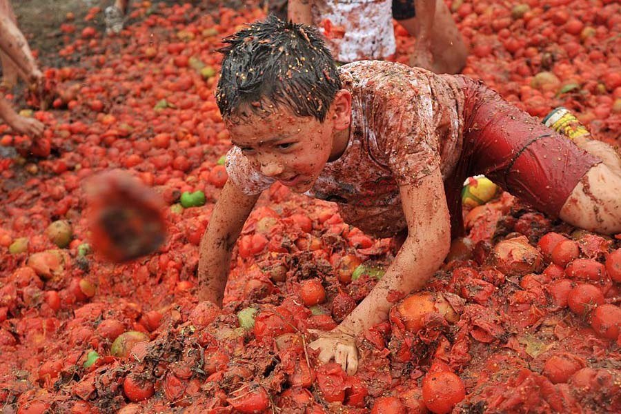 Boy Crawling