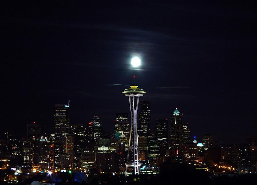Doomed Cities Seattle Nighttime