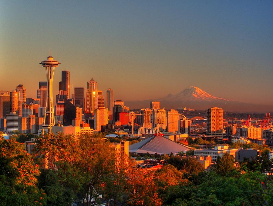 Doomed Cities Seattle Sunset