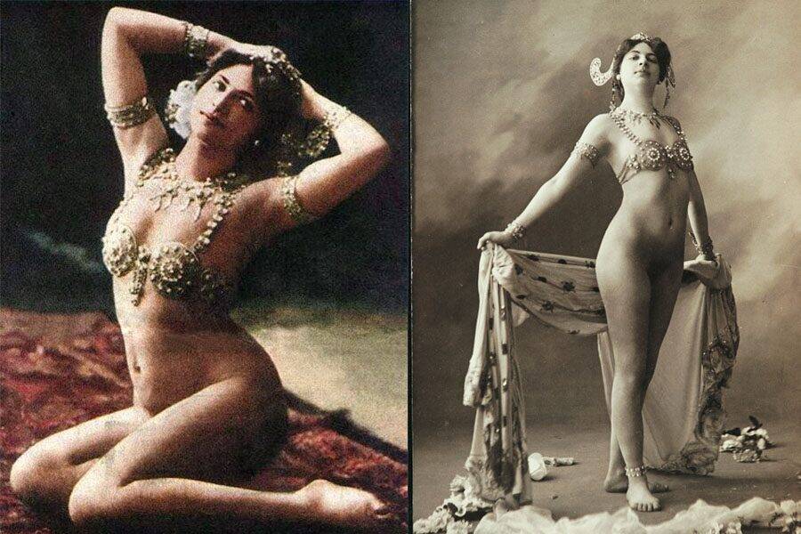 In the early 20th century, Mata Hari was famous for her revealing outfits. 