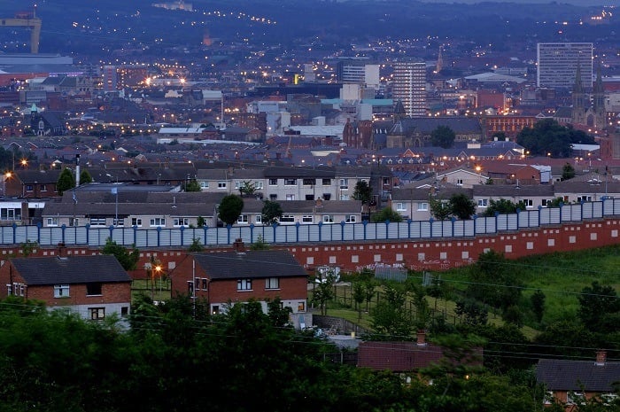 Peace Wall In Belfast
