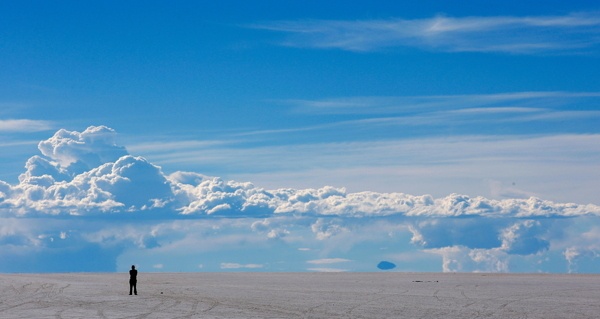 Uyuni Salt Flat Man