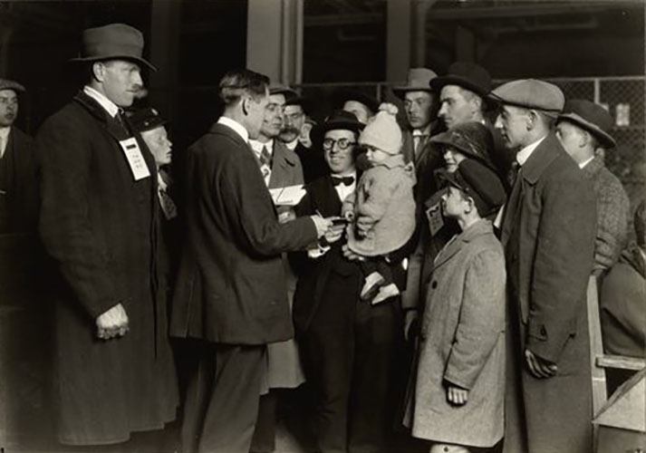 A Social Worker At Ellis Island