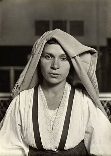 An Albanian Woman From Italy At Ellis Island