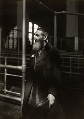 Jew From Russia At Ellis Island