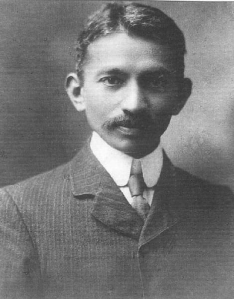 Gandhi In A Suit