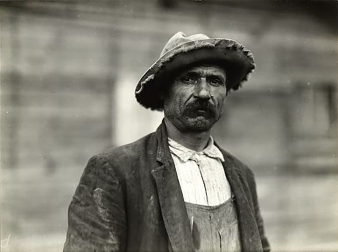Italian Worker Barge Canal
