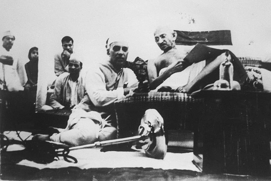 Gandhi Lying Down