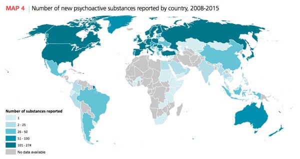 33 Drug Maps And Charts That Explain The World's Crippling Problem