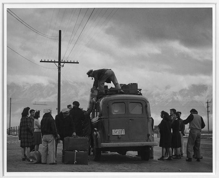 Relocation Bus Manzanar