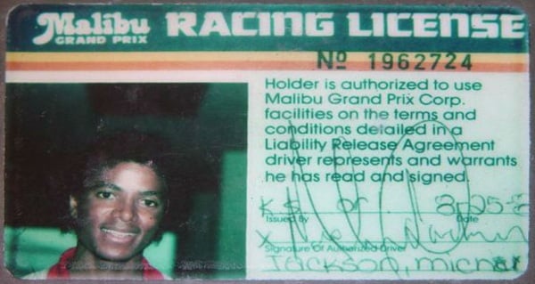 Vintage Drivers Licenses Jackson