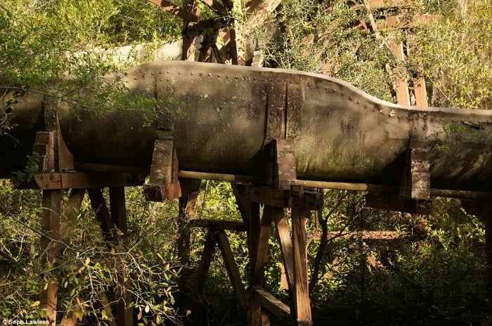 Abandoned Log Flume Ride