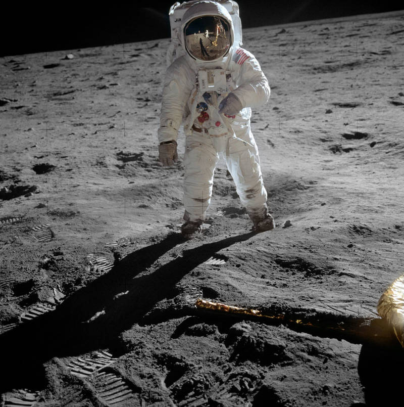 Aldrin On The Moon