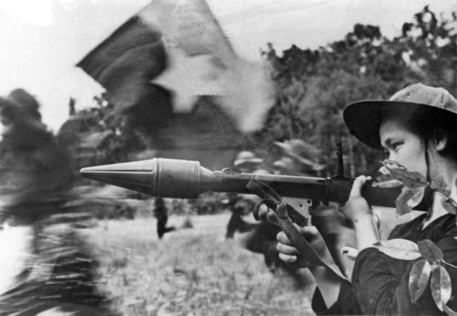 Viet Cong Holding Bazooka