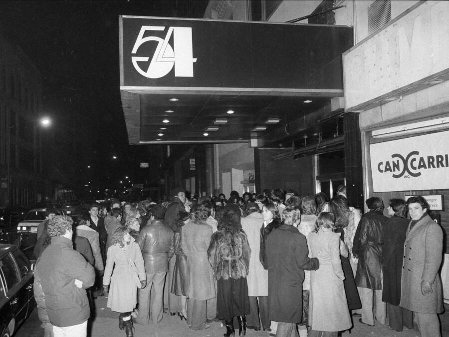 Photo Of The Crowds Outside Of Studio 54