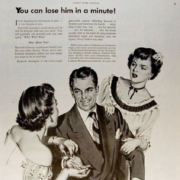 Fear Driven Vintage Sexist Advertisement