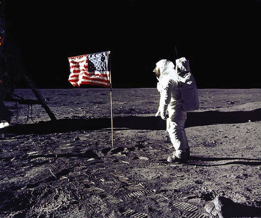 Flag On The Moon