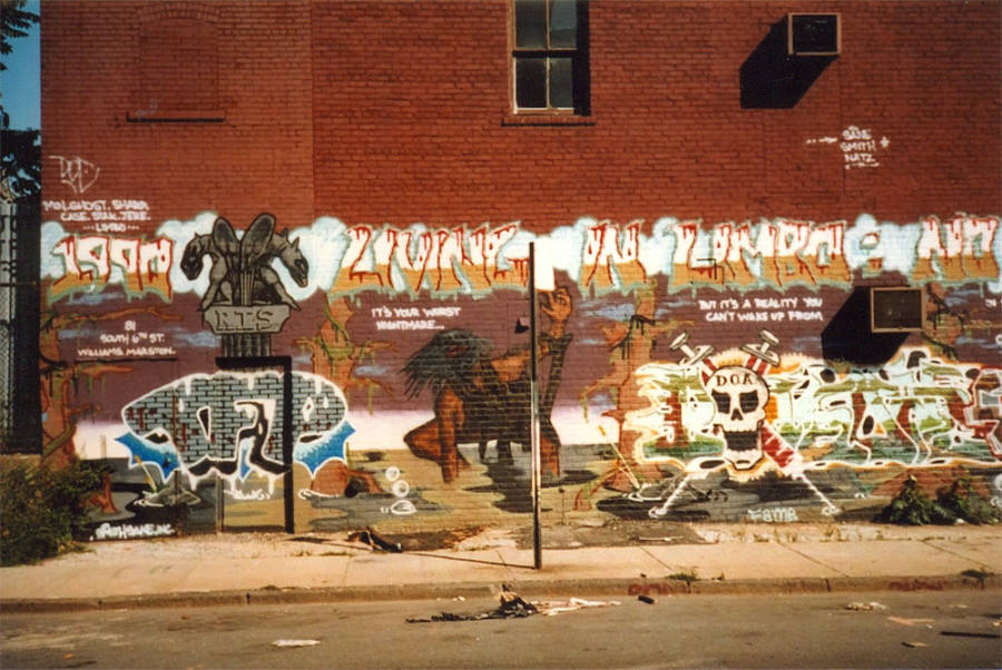 Graffiti Brick Street