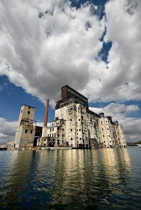 Grain Elevator Old Water