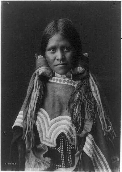 Child Native American Princess Wig Black