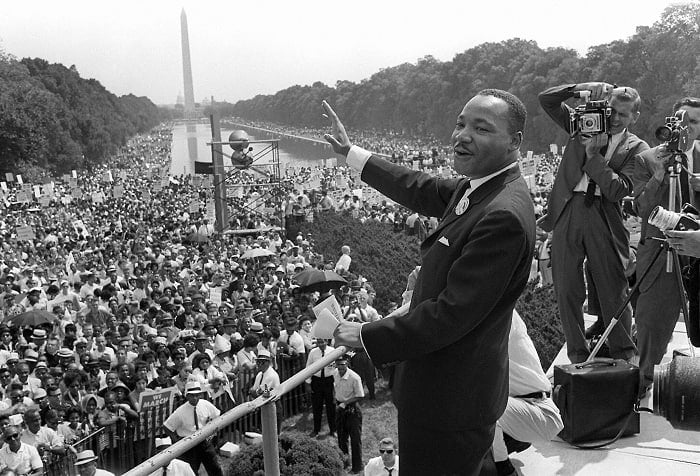 Martin Luther King In Washington Min