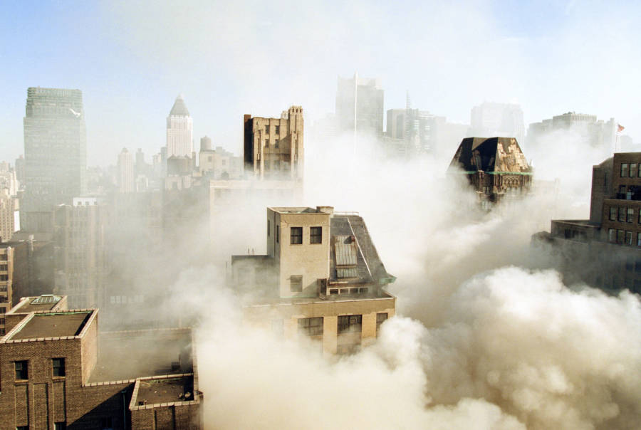 Smoke Amid Buildings