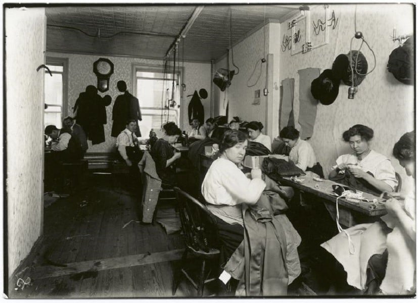 Sweatshop In 1900s New York