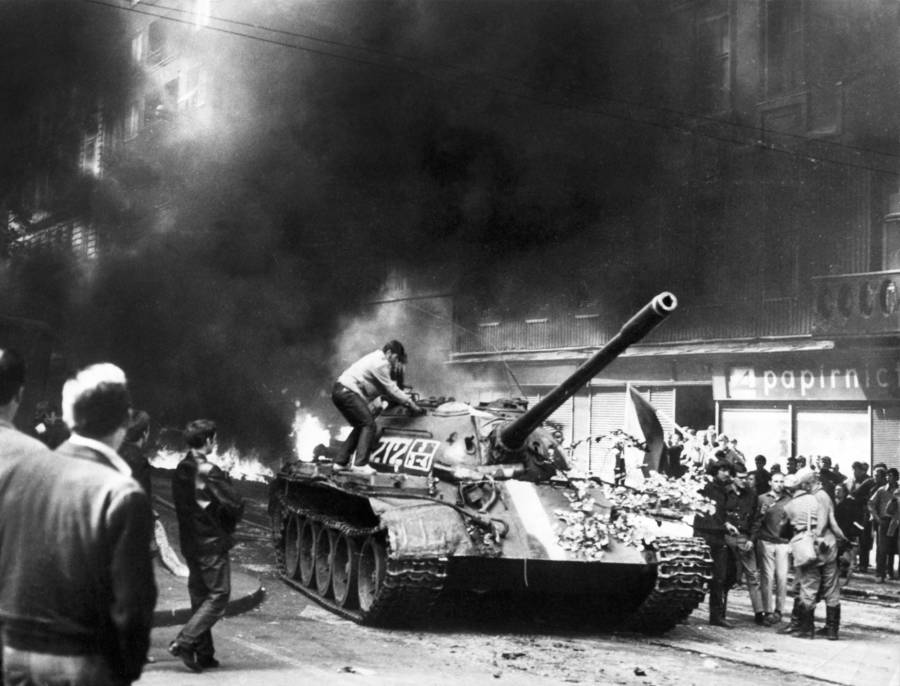 Tank In Prague