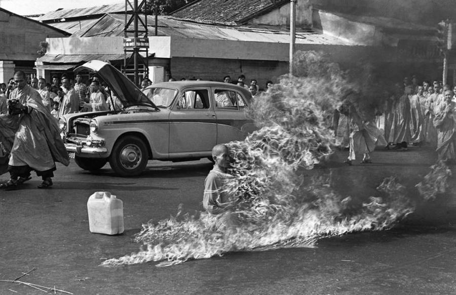 Thich Quang Duc Burning Monk