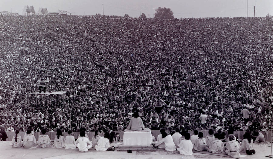 Crowd At Woodstock