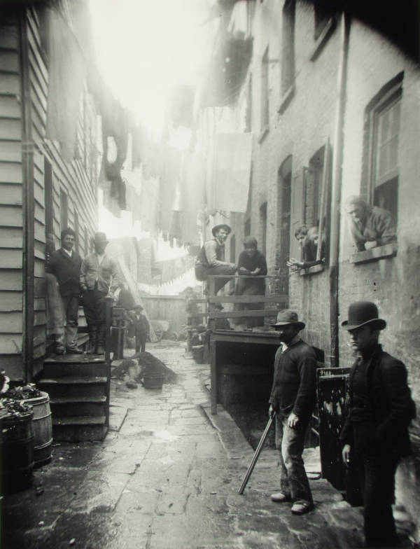 Vintage Photo of New York, Little Italy Street 1900