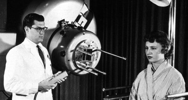 Cancer Doctor Woman Device