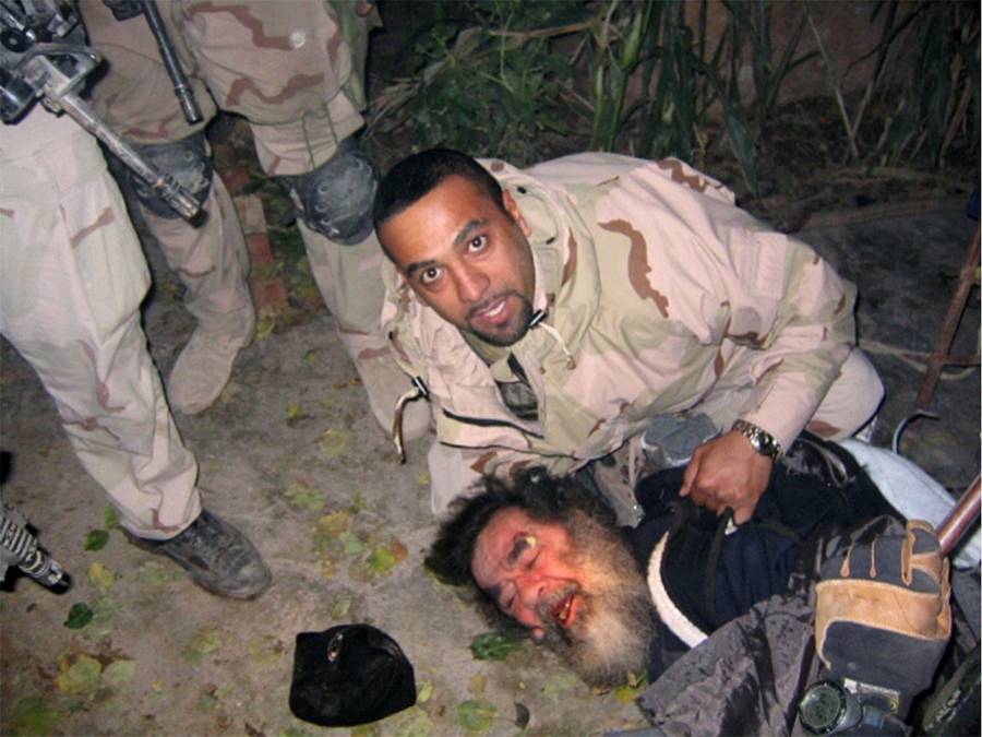 Hussein Captured On Ground