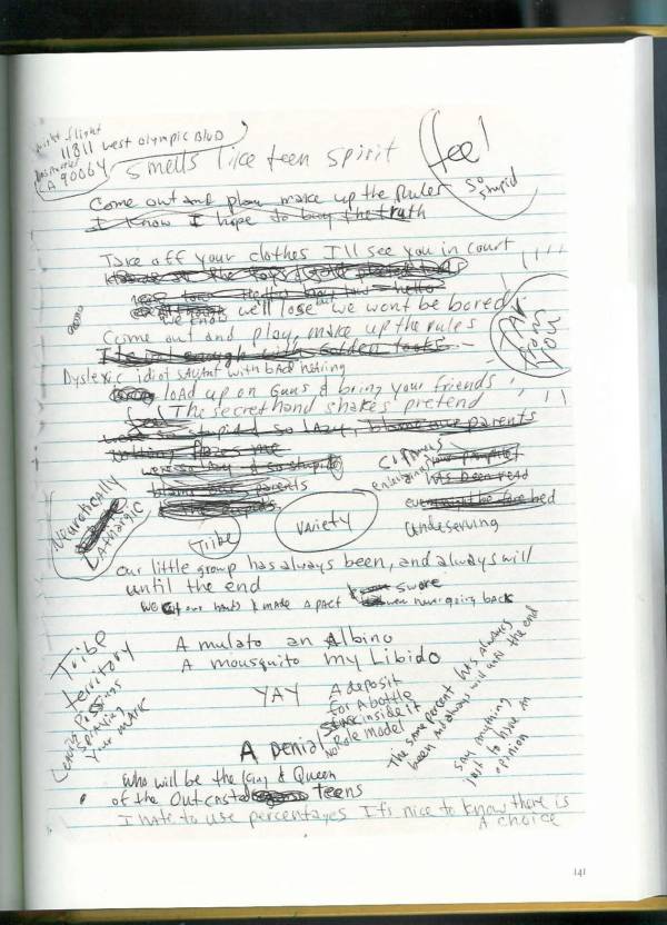 Kurt Cobain's Journals A Revealing And Surprising Look Inside